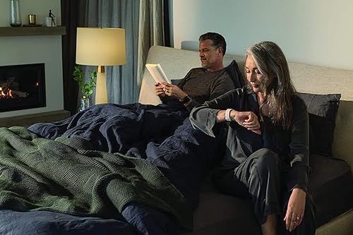 Miniatura 10 de Fitbit Sense Health & Fitness - Reloj inteligente con GPS, llamadas y mensajes de texto Bluetooth, frecuencia cardíaca SpO2, ECG, temperatura de la