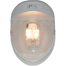 D-95 For LED Euro Trailer Interior Dome Light w/Switch - 180 Lumens, Measurement 6-3/8 inch L x 4-3/16 inch W x 1-1/2 inchs H