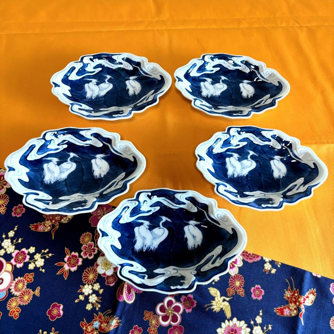 Amazon.co.jp: 中里太郎右衛門 鍋島写し 鷺絵 古伊万里 有田焼 唐津焼 