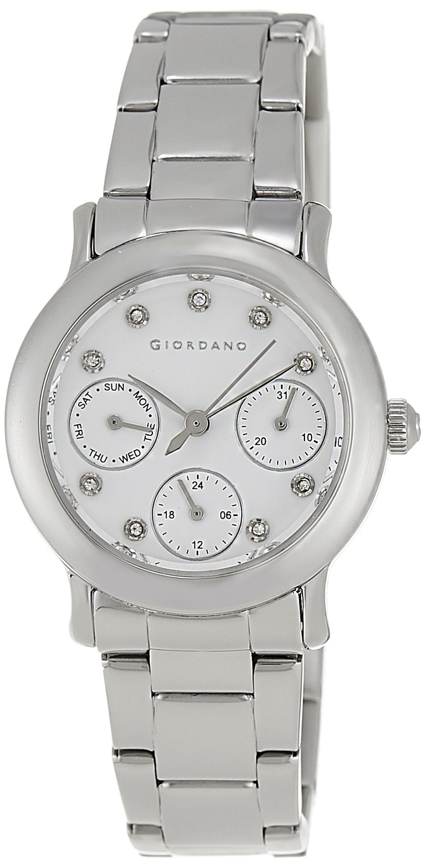 Giordano Analog White Dial Womens Watch - A2007-11 (B00LEHAFCQ) Amazon Price History, Amazon Price Tracker