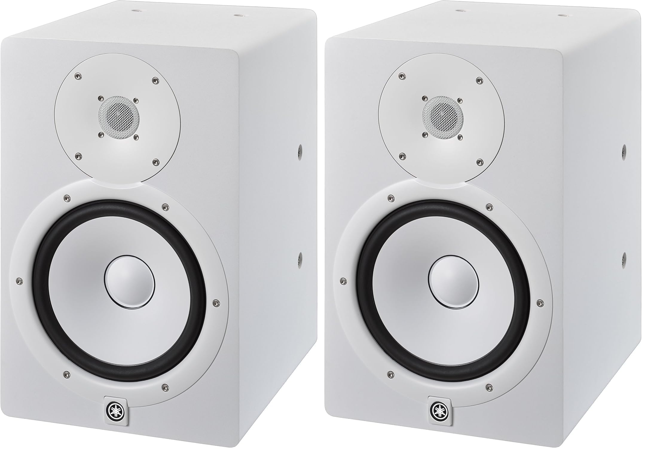 YAMAHA HS8I Studio Monitor with Mounting Points and Screws, White (Pack of 2)