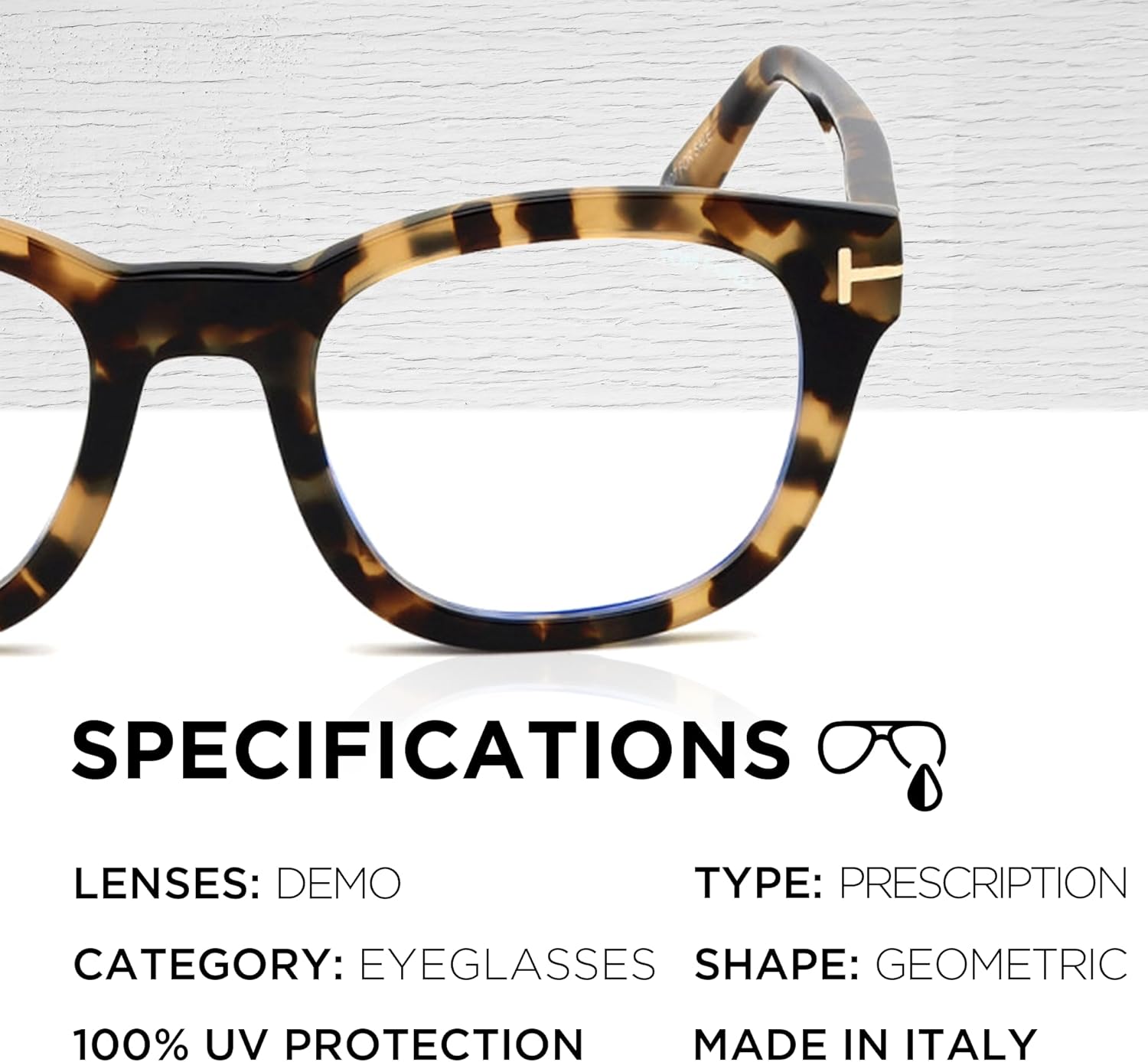 Tom Ford FT5542-B Geometric Shape Eyeglass Frame With Luxury Eyewear Kit - Image 4
