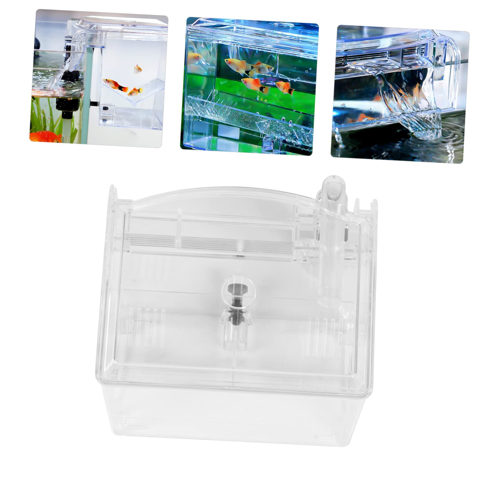 1 Pieza Caja de Aislamiento para Peces Incubadora de Cría Externa para Acuarios Diseño Suspenso Material Seguro Saludable para Fertilidad