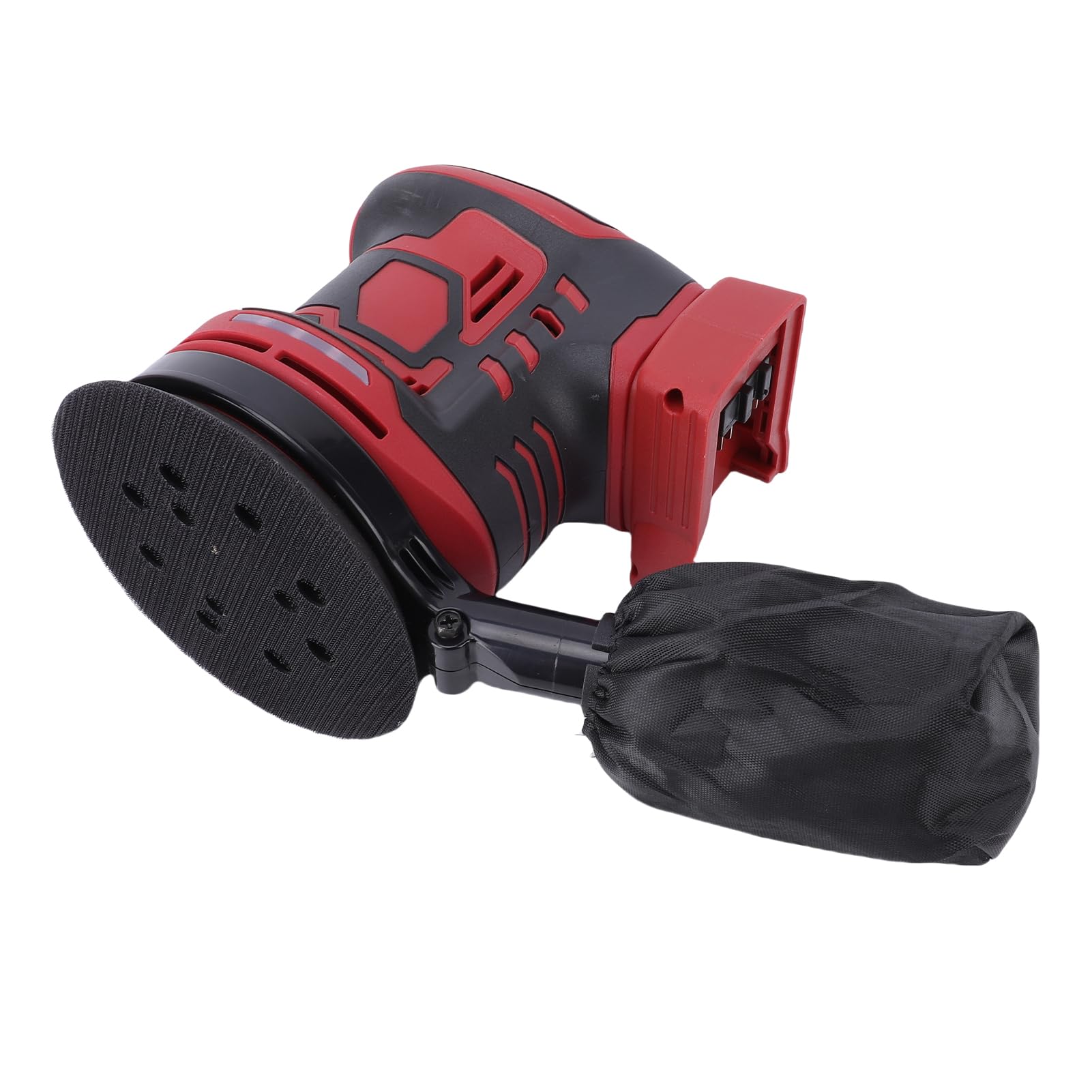 Hyuduo Miwok Lijadora Pulidora Inalámbrica de 18 V, Motor de 300 W con 3 Velocidades 7000 9500 11000 RPM, Lijadora de 125 Mm y 5 Pulgadas para Pulido de Pintura de Muebles de Metal y