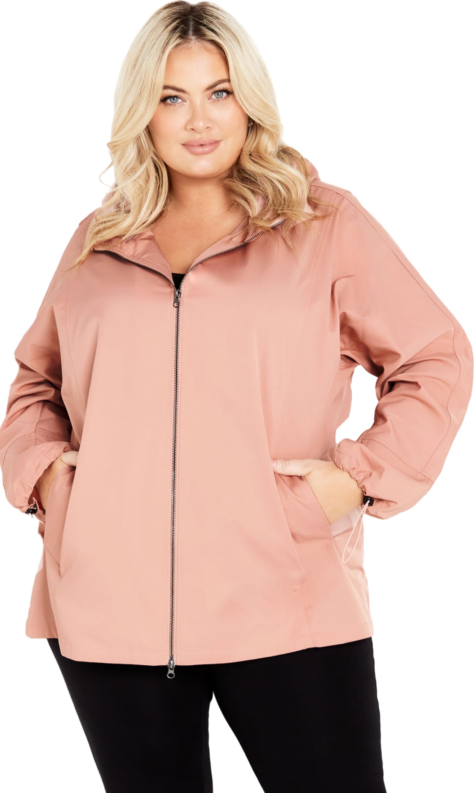 Avenue Women's Plus Size Jacket-Giselle