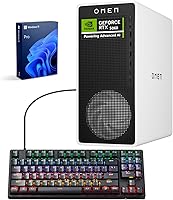 HP OMEN 16L Gaming Desktop: Intel Core Ultra 7 265F, RTX 5060 8GB, 32GB DDR5 RAM, 1TB SSD + Thunderobot KG3089R Keyboard