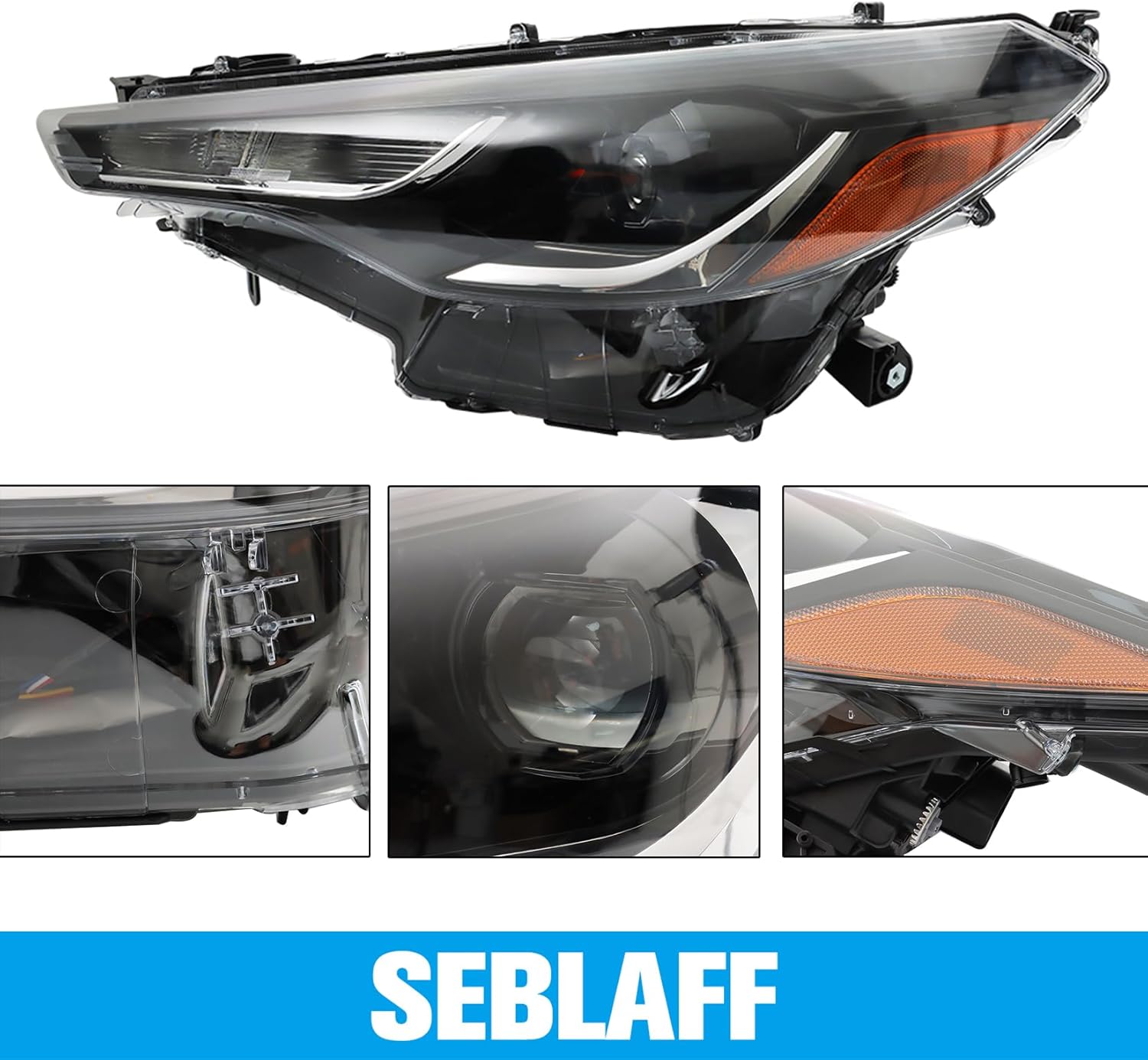 Headlight Assembly Driver Side Headlamp Replacement for Coro-ll-a Cross L LE 2022 2023 Replacement for 81150-0A230