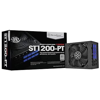 Silver Stone PC電源 ST1200-PTS ブラック1200W ST1200-PTS