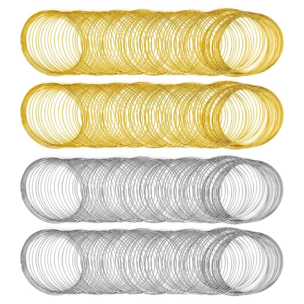 Vjsujehgy Memory Beading Wire Jewelry Wire Steel Memory Wire Beading Wire for Jewelry Making Bracelets