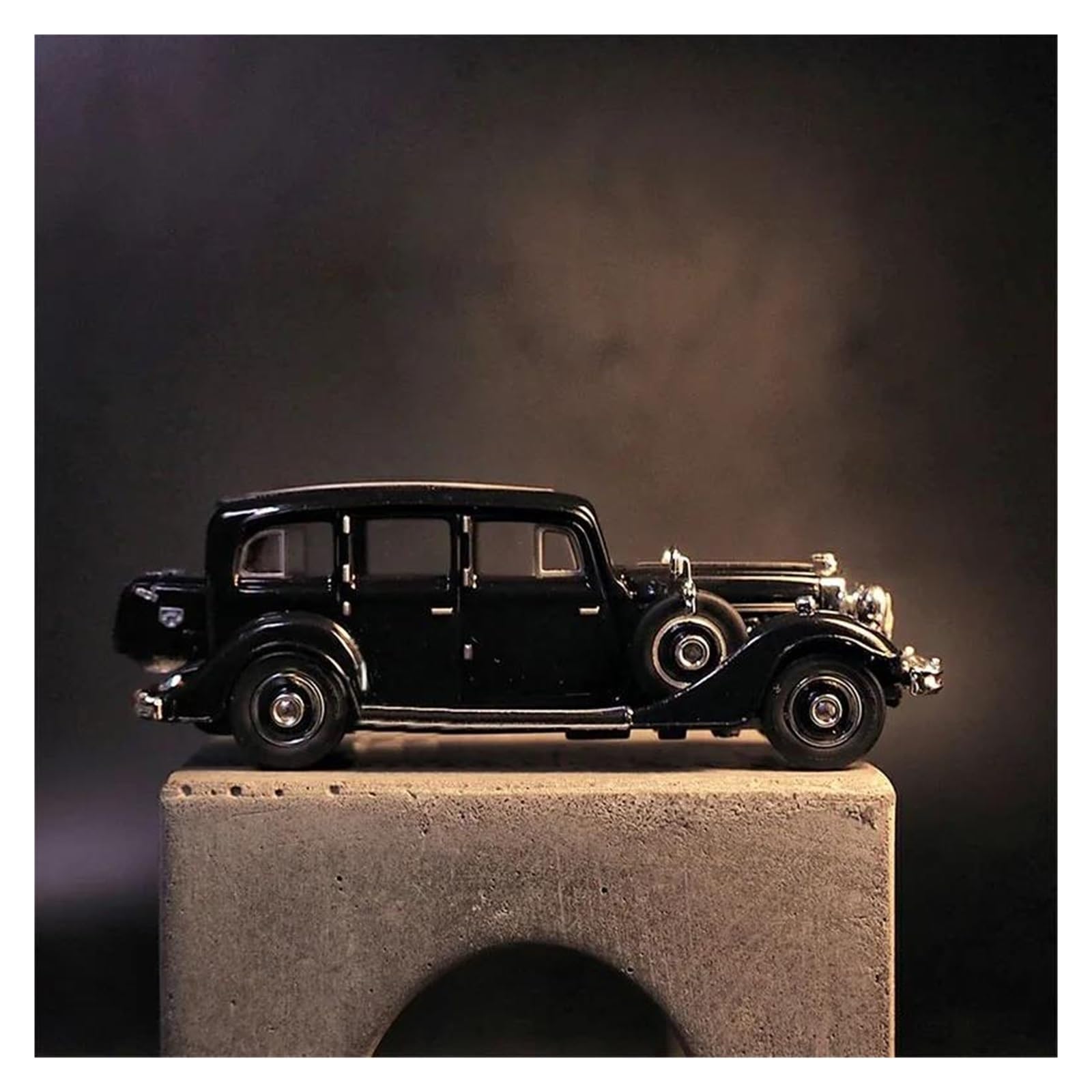 Metallo Scala Replica 1:87 Per Horch Pullman 851 Classic Car Simulazione Modello In Lega Display Statico Giocattolo Da Collezione