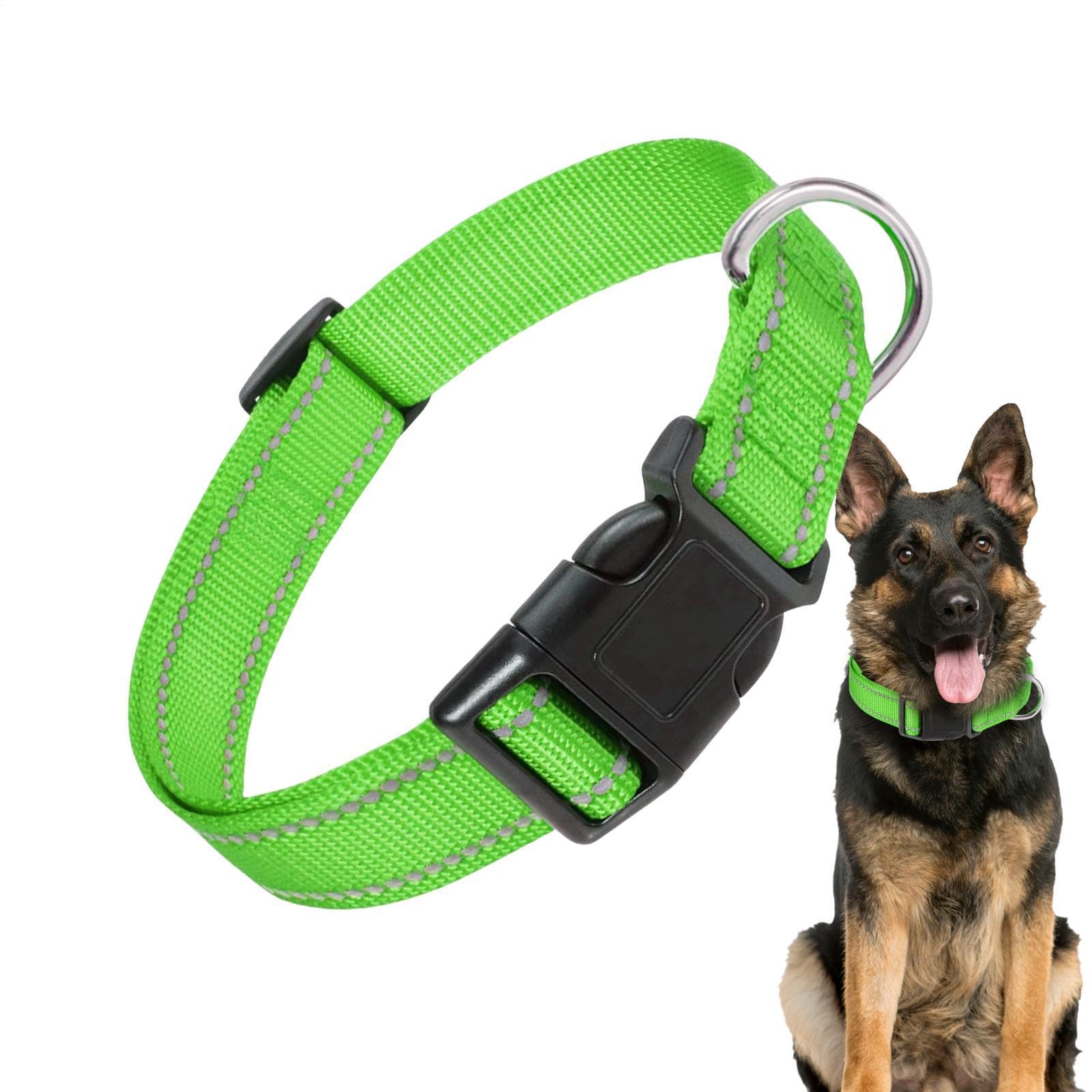 Nylon-Hundehalsband, reflektierendes Katzenhalsband Reflektierend, | Halsband für Haustiere für kleine, mittlere und verschiedene Rassen