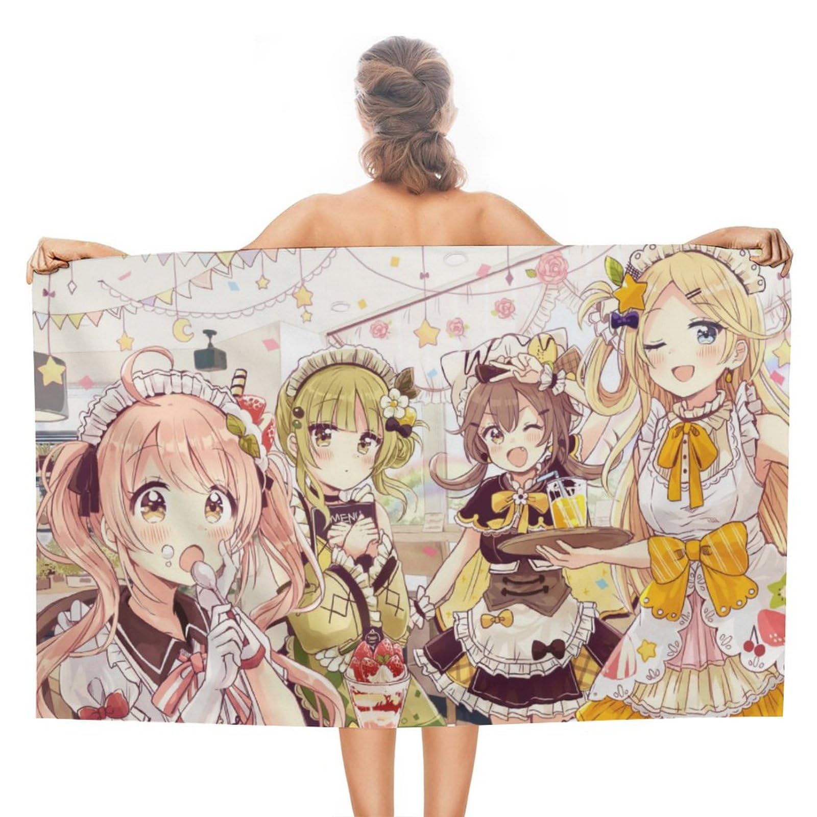 Amazon｜アニメバスタオル抗菌性多機能上品防臭 アニメ