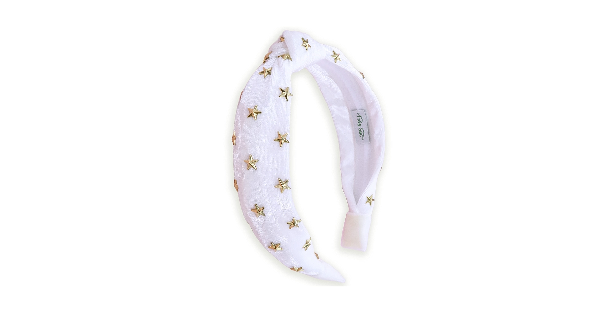 ヘアアクセサリー Velour Stars Headband Amazon.com : FROG SAC Star Studded White Knotted Headband