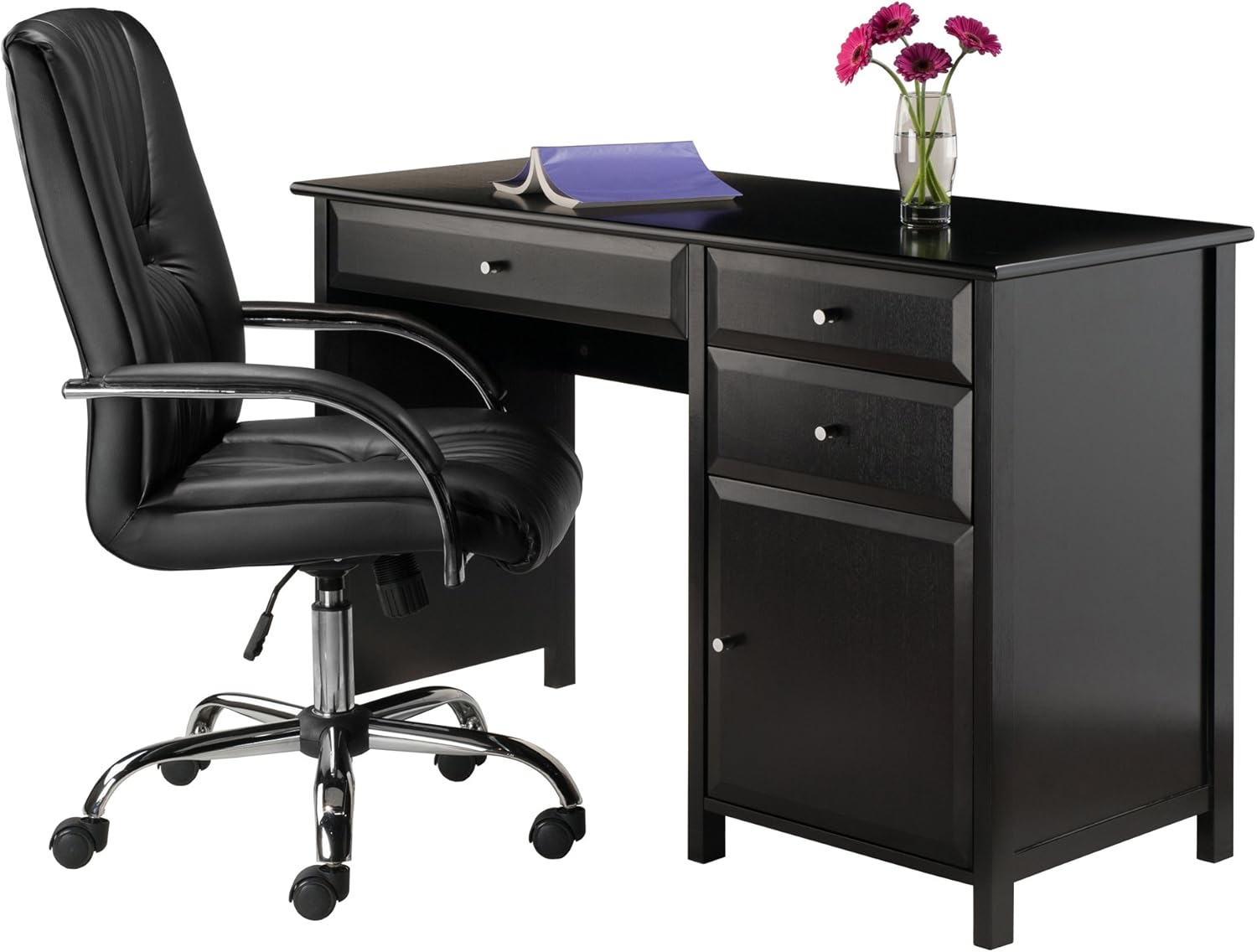 Winsome Delta Home Office, Black