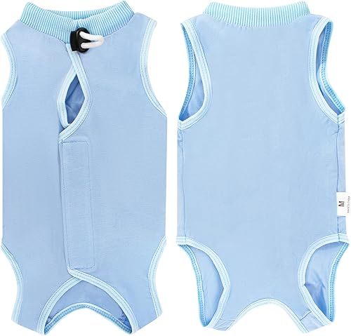 Miniatura 6 de Traje de recuperación para gatos para heridas abdominales o enfermedades de la piel, mameluco de gato para gatos después de la cirugía, traje de