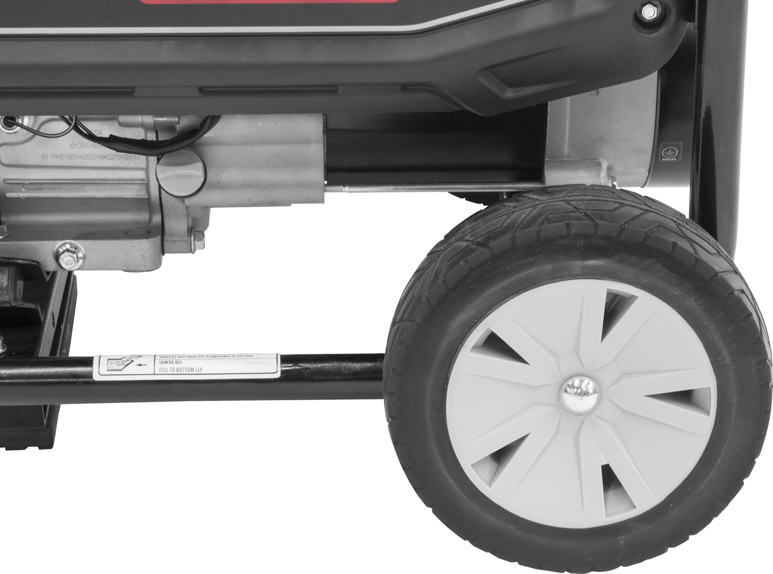 Güde Stromerzeuger GSE 3701 RS (4-Takt Motor, Benzin, 4/5,5 (kW/PS), 2x 230 V Steckdosen, max. 2800 W, Laufzeit bis 16 h, Tank 15 L, AVR, Überlastungsschutz, Fahrwerk, TÜV/GS, TEST GUT- SEHR GUT)