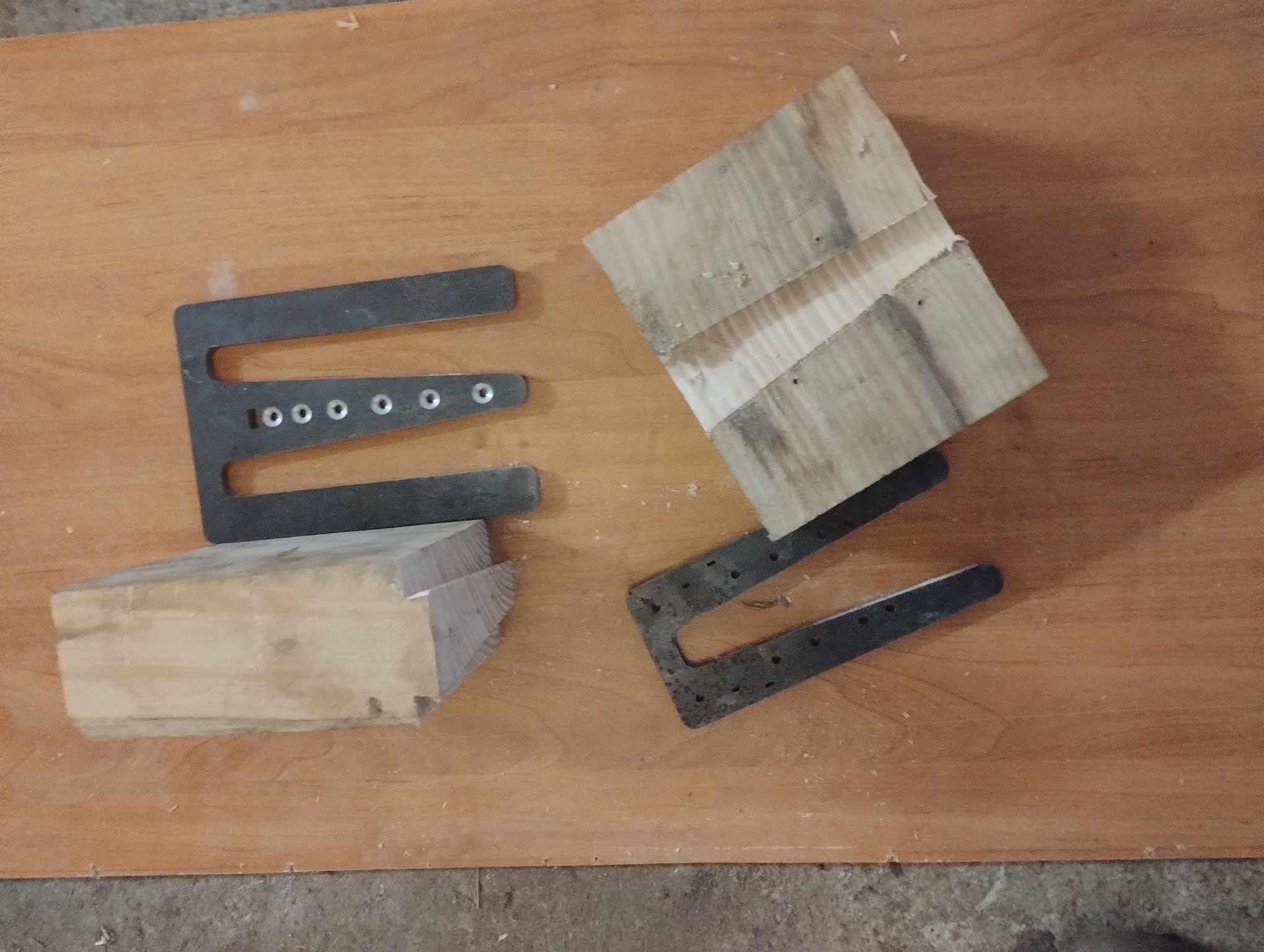 Schwalbenschwanzfräs-Schablone Set, Stahl, 8 mm, Balkenbedienung 70x140/60x140 mm