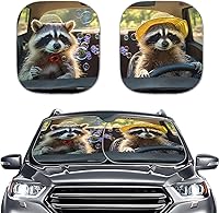 Vista 20 de Howilath Sombra de ojos de belleza, 2 unidades, parasol universal para parabrisas, accesorios para vehículos, cubierta anti-UV