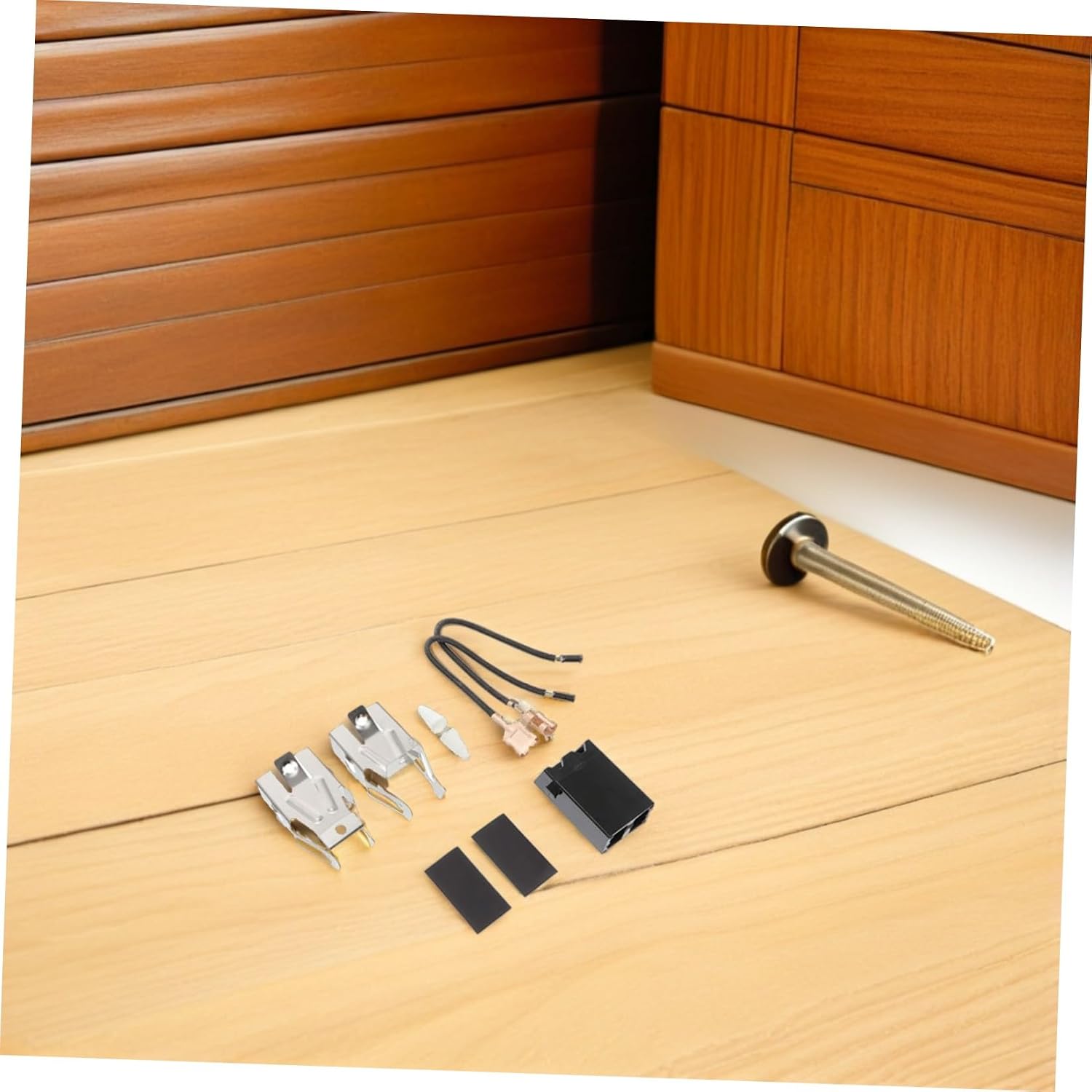 2sets Electric Stove Receptacle Kit for Oven Burner Connection Parts Replacement for Kitchen Appliances for Household Use