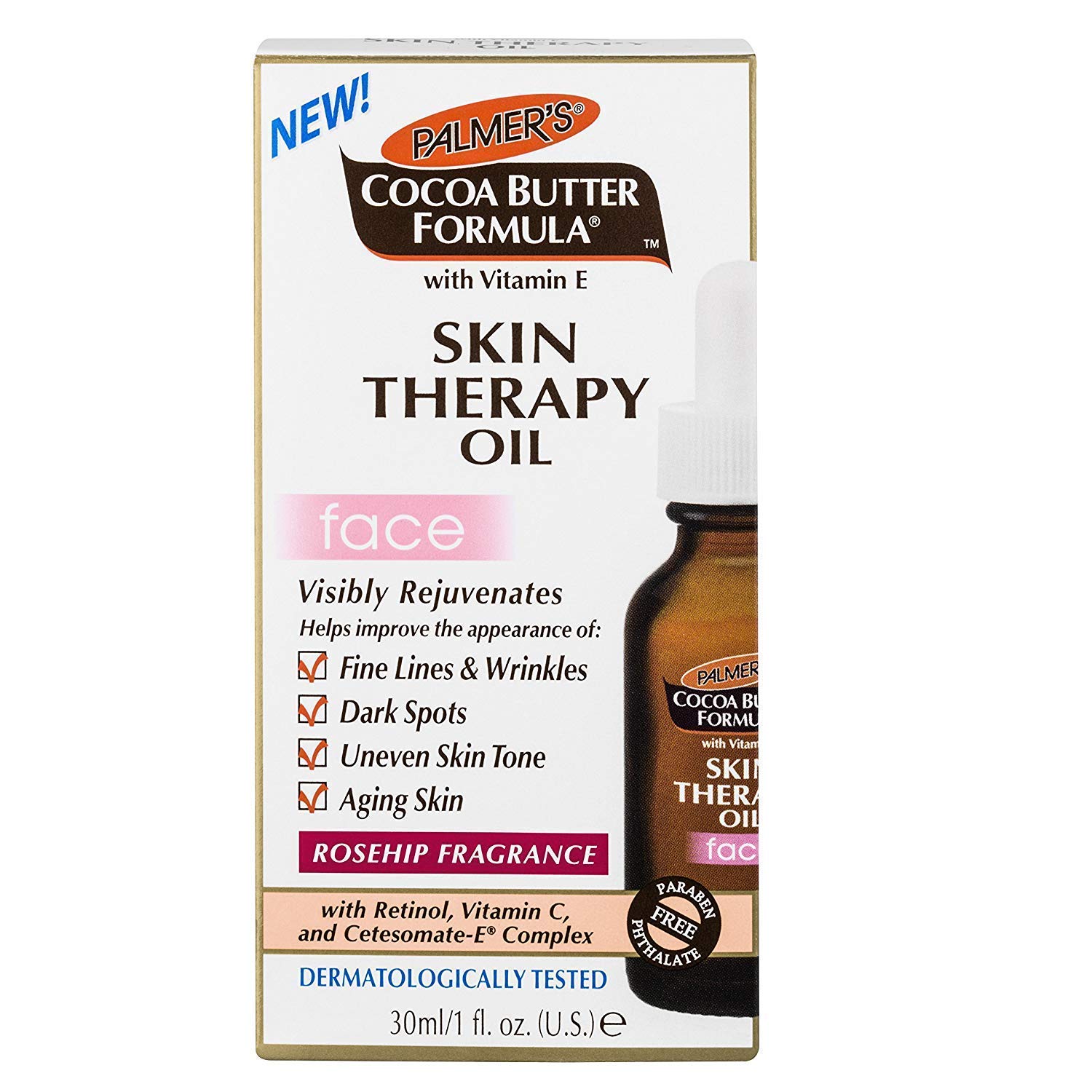 Palmer'sCocoa Butter Formula Skin Therapy Oil for Face 1 oz (Pack of 2)