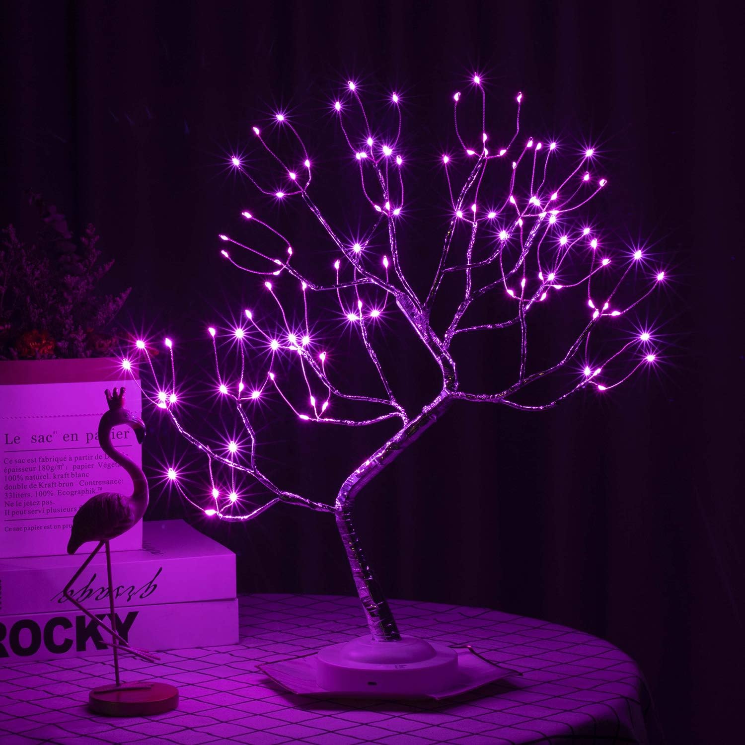 FuChsun Bonsai Tree Light 108 LED Branches Battery and USB
