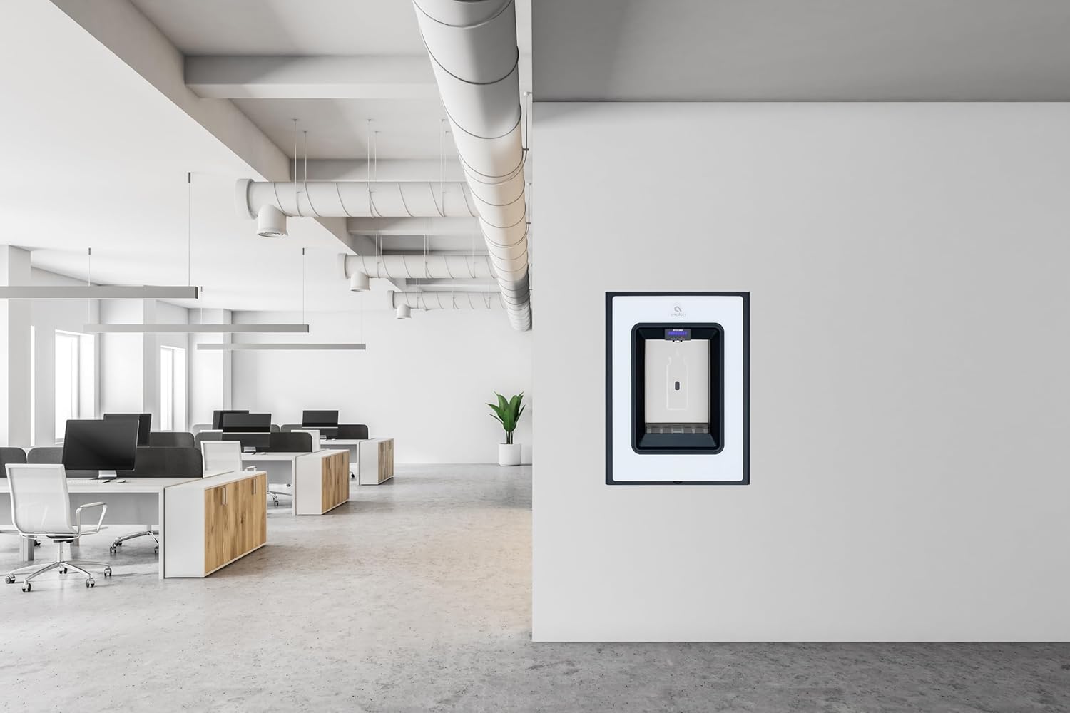 Avalon in-Wall Bottle Filling Station, Sensor Dispensing, Self Cleaning, Digital Bottle Counter Display, Dual Filtration, WiFi Enabled, High Capacity Cooling, White