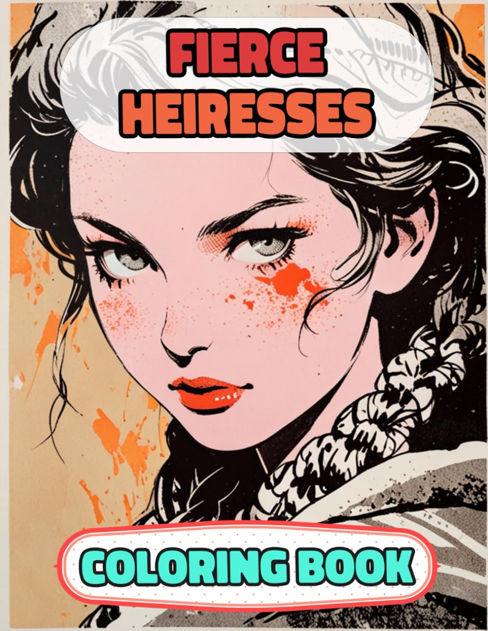 Fierce Heiresses Coloring Book: Colouring Pages Of Hero Princesses Queens Royal Women Girls Warrior Castle Medieval Noble Lady Imperial Kingdom ... Mindfulness | For Kids Adults Teens Seniors
