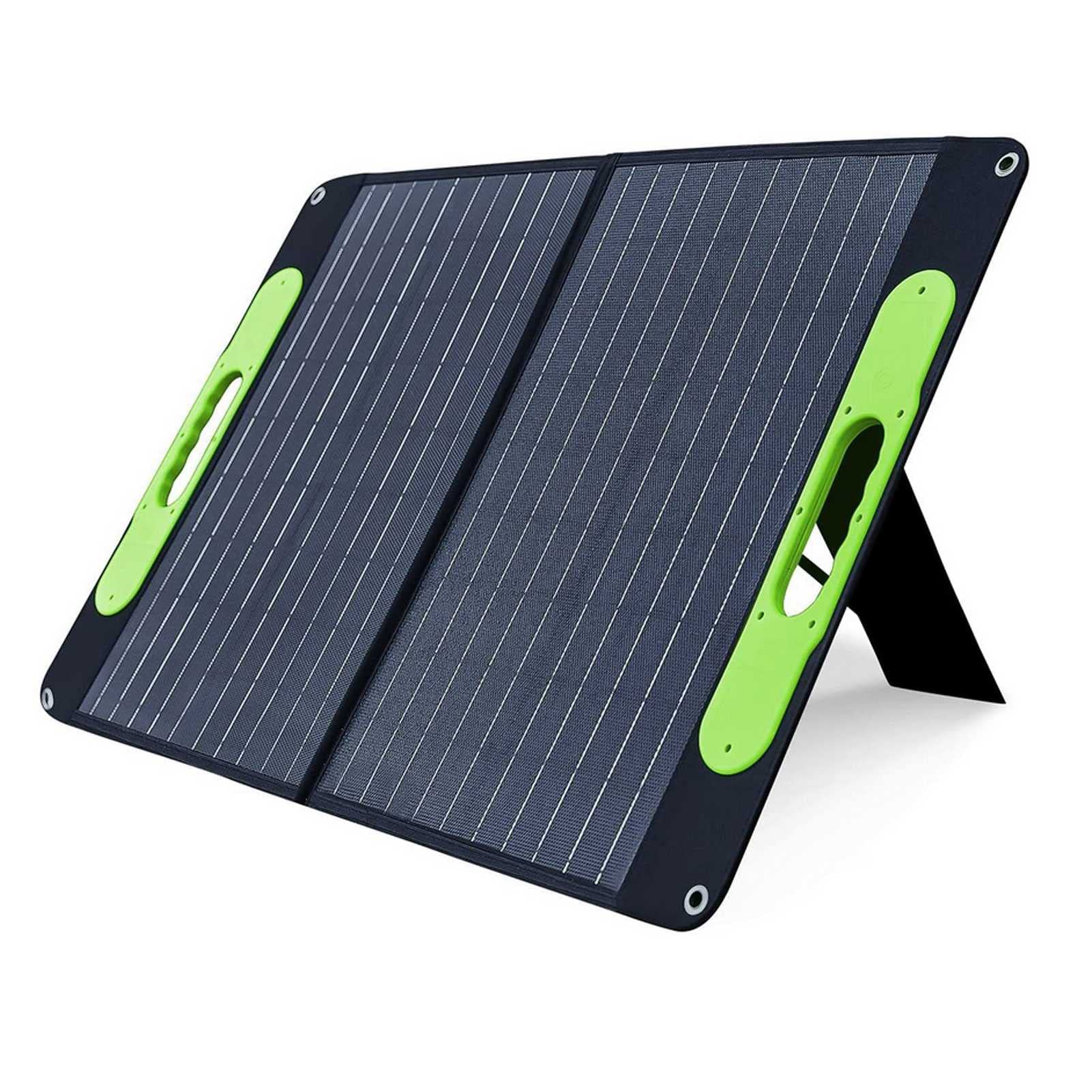 Amazon.co.jp: キックスタンド付きポータブルソーラーパネル、発電所 