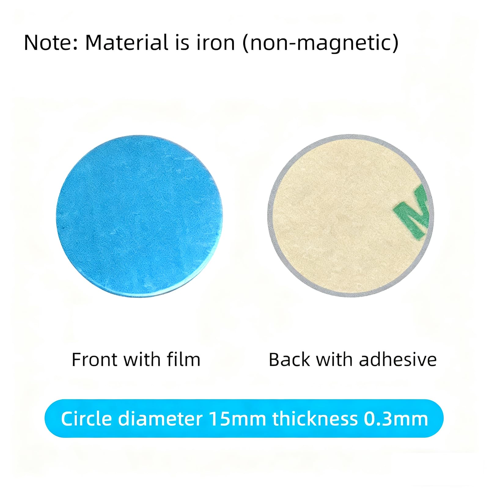 Snapklik.com : Adhesive Metal Discs For Magnets,Metal Stickers For ...