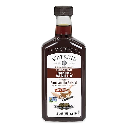 Watkins All Natural Original Gourmet - Vainilla para hornear con extracto puro botella de 8 onzas lĂquidas 1 paquete Watkins All Natural Original Gourmet - Vainilla para hornear con extracto puro botella de 8 onzas lĂquidas 1 paquete