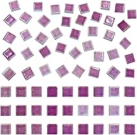 Vista 27 de 70 Piezas de Azulejos de Mosaico de Pétalos, Azulejos Cerámicos a Granel, Suministros de Piezas Cerámicas Manchadas, Kit de Piezas de Cerámica