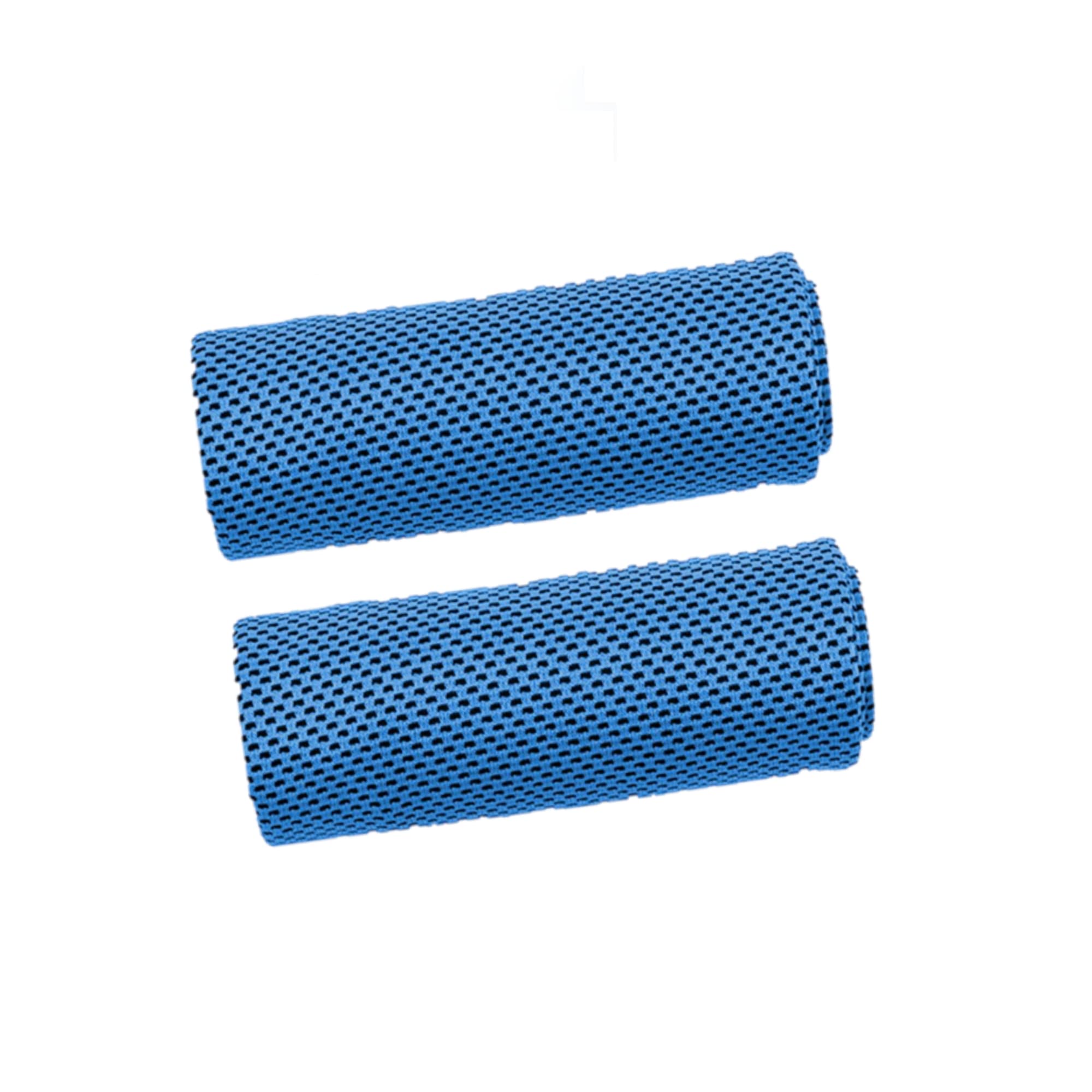 Semper Paratus Gear Golf Towel Yoga Towel |Beat The Heat Cool Down Now| Cooling towels for neck and face | Instant Relief. Ice Your Head and Neck Cooling Wrap for All Workouts. (Blue 40" x 12") 2 PACK