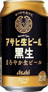 アサヒ生ビール 【芳ばしい香りとまろやかなうまみ】アサヒ 黒生 350ml×24本