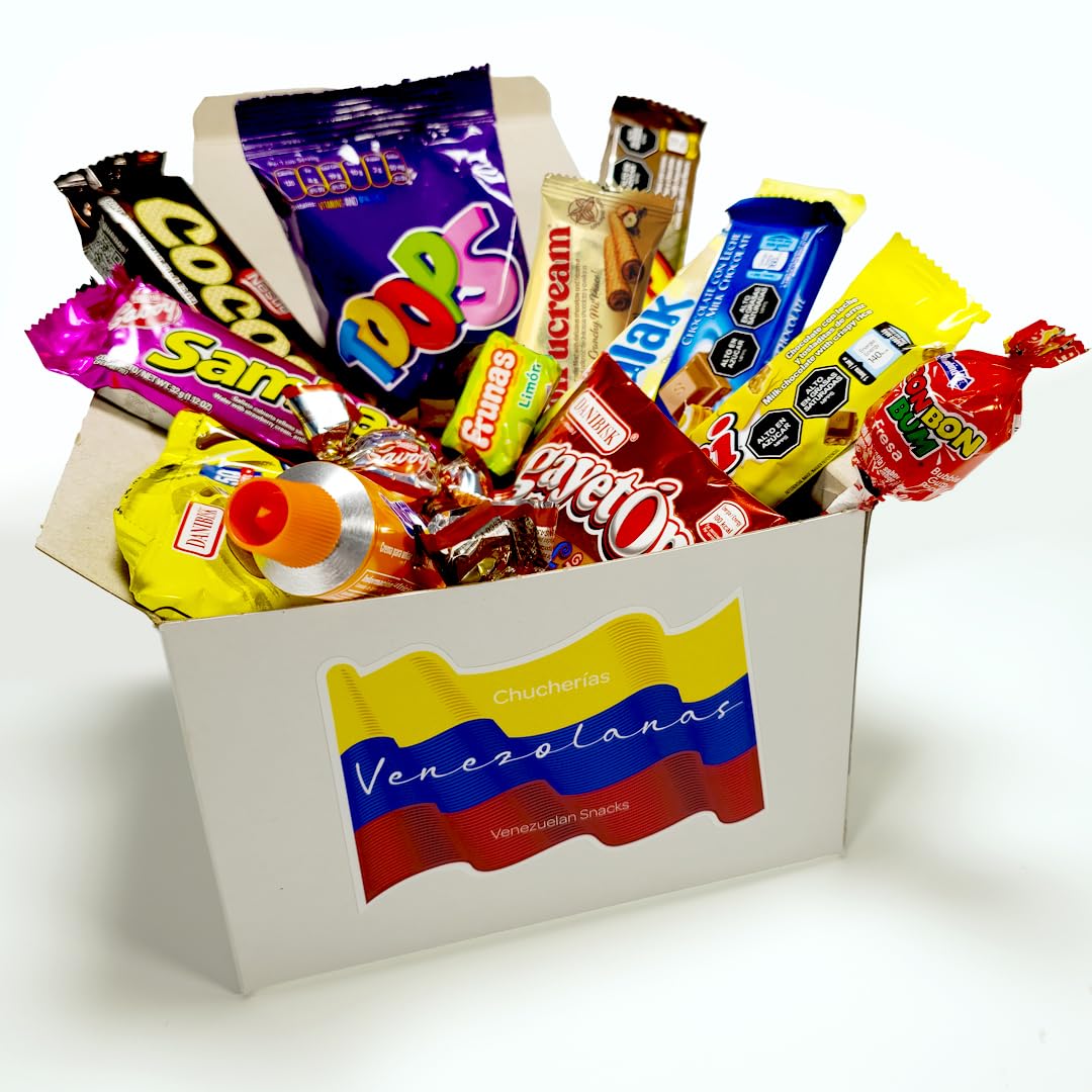 Venezuela Snacks Gift Box, Venezuela Snacks, Chucherias Venezolanas, Candy Box, Cotillon, Regalo Venezolano