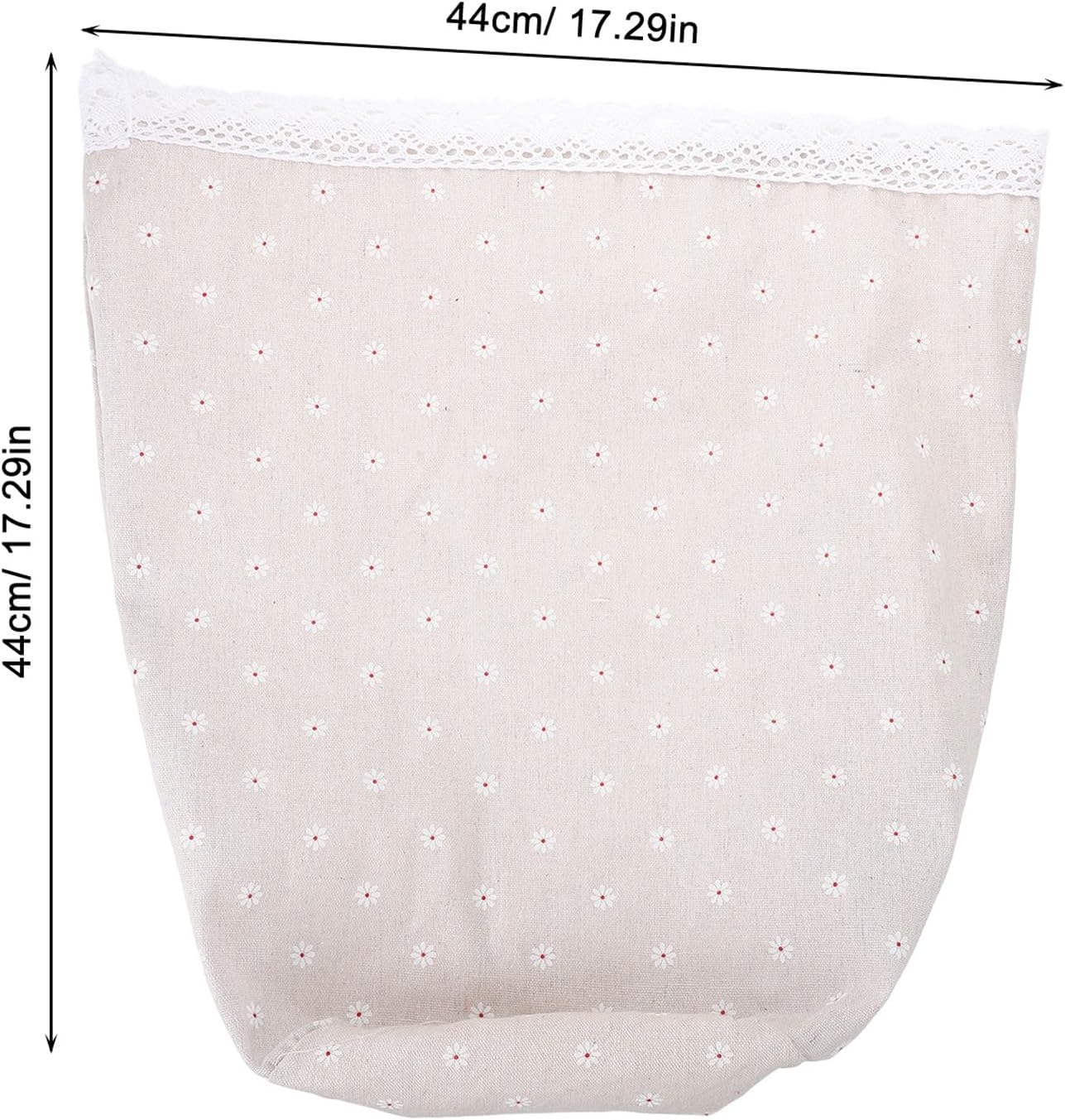 Toddmomy 2PCS Laundry Basket Liner Replacement: Daisy Pattern Cloth Rattan Storage Bins Liners - Machine Washable Hamper Inserts for 12'' X 15'' Home