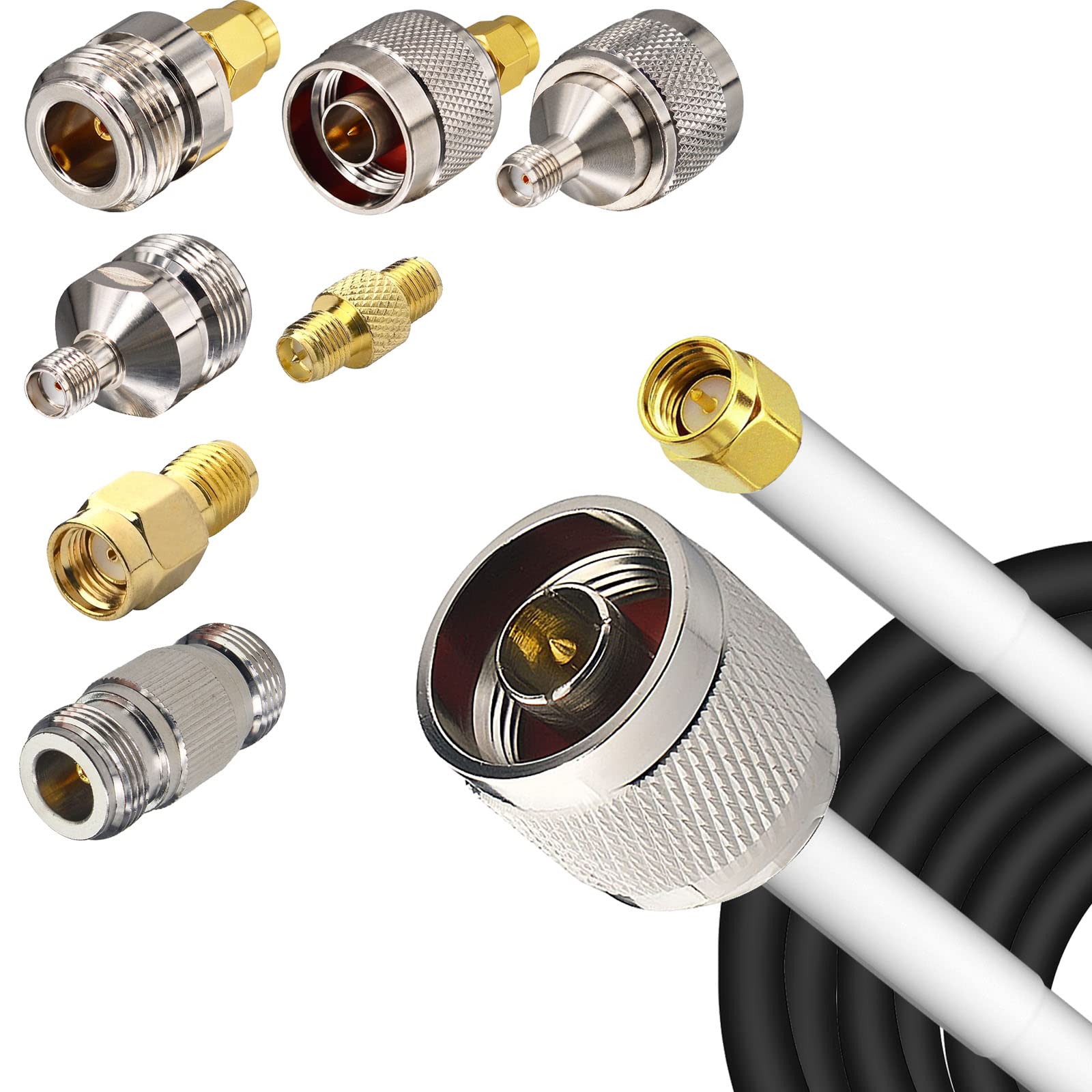 RG174 Coaxial Cable With SMB Female To SMA Male Connectors - RF