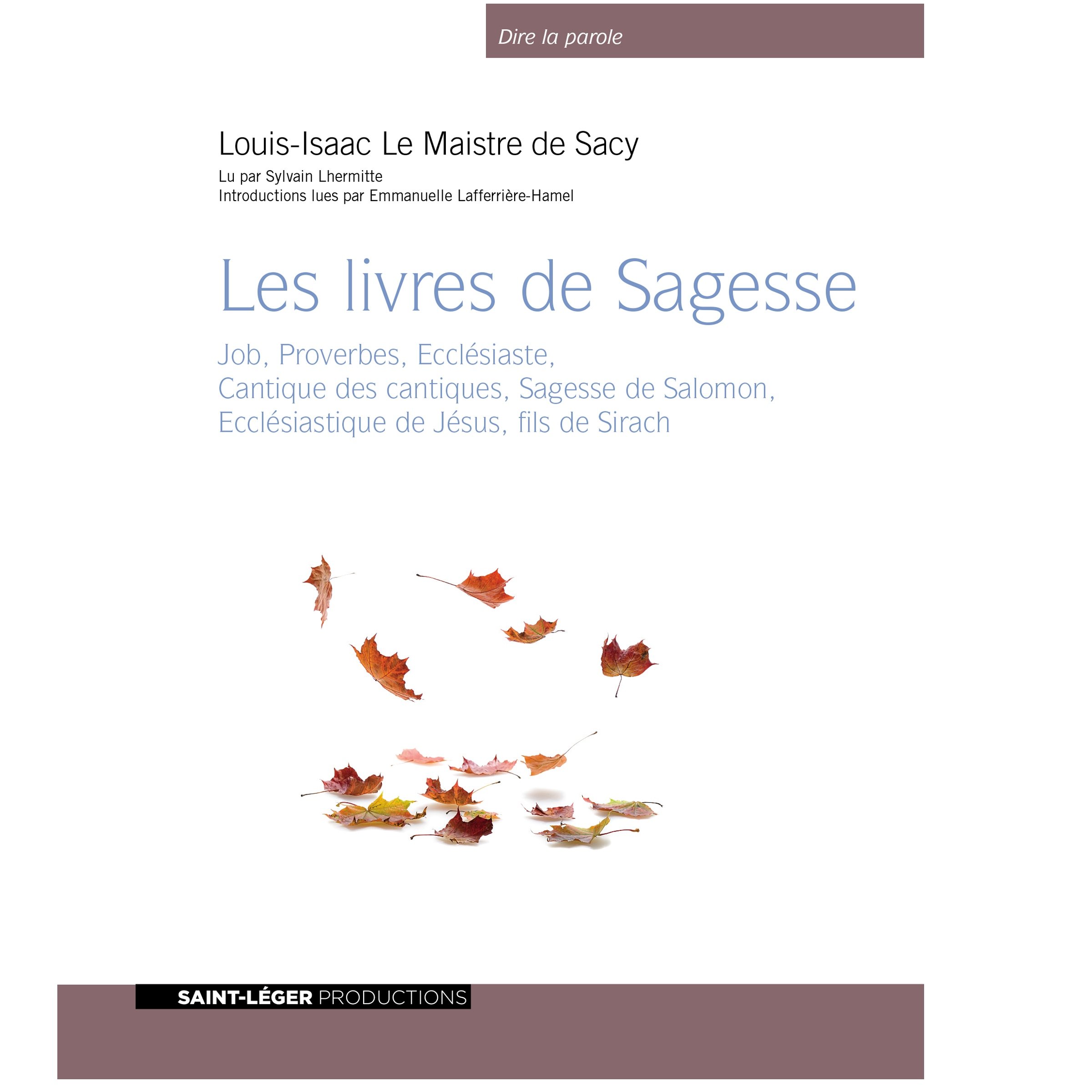 Les livres de Sagesse