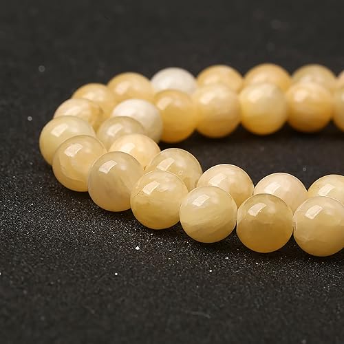 Miniatura 143 de Cuentas sueltas espaciadoras de vidrio limpio de 0.394 pulgadas para hacer joyas, pulseras y collares Vidrio limpio,Cristal ámbar,Ónix de ágata