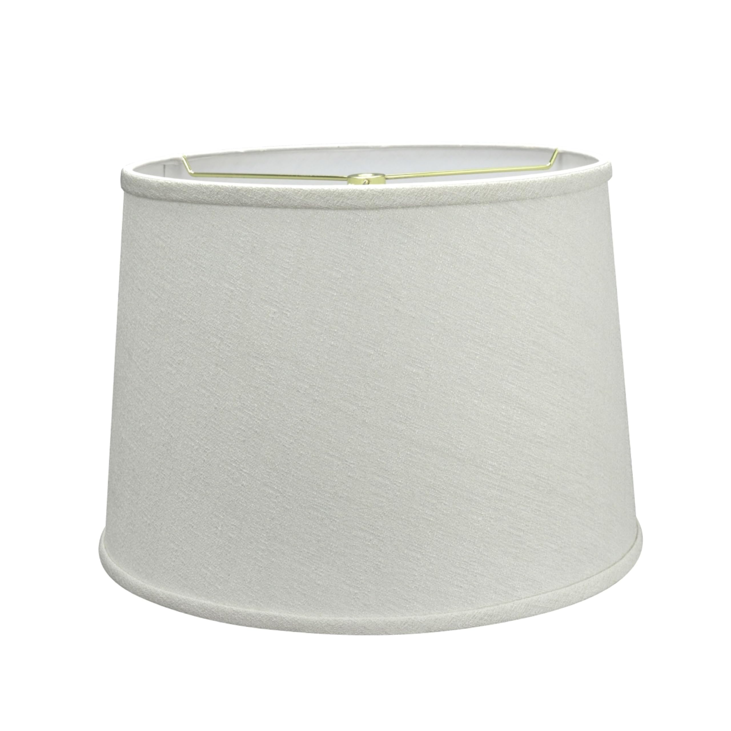 Photo 1 of Aspen Creative 32320 Transitional Hardback Empire Shaped Spider Construction Lamp Shade in Off White, 12" Top x 14" Bottom x 10" Slant Height