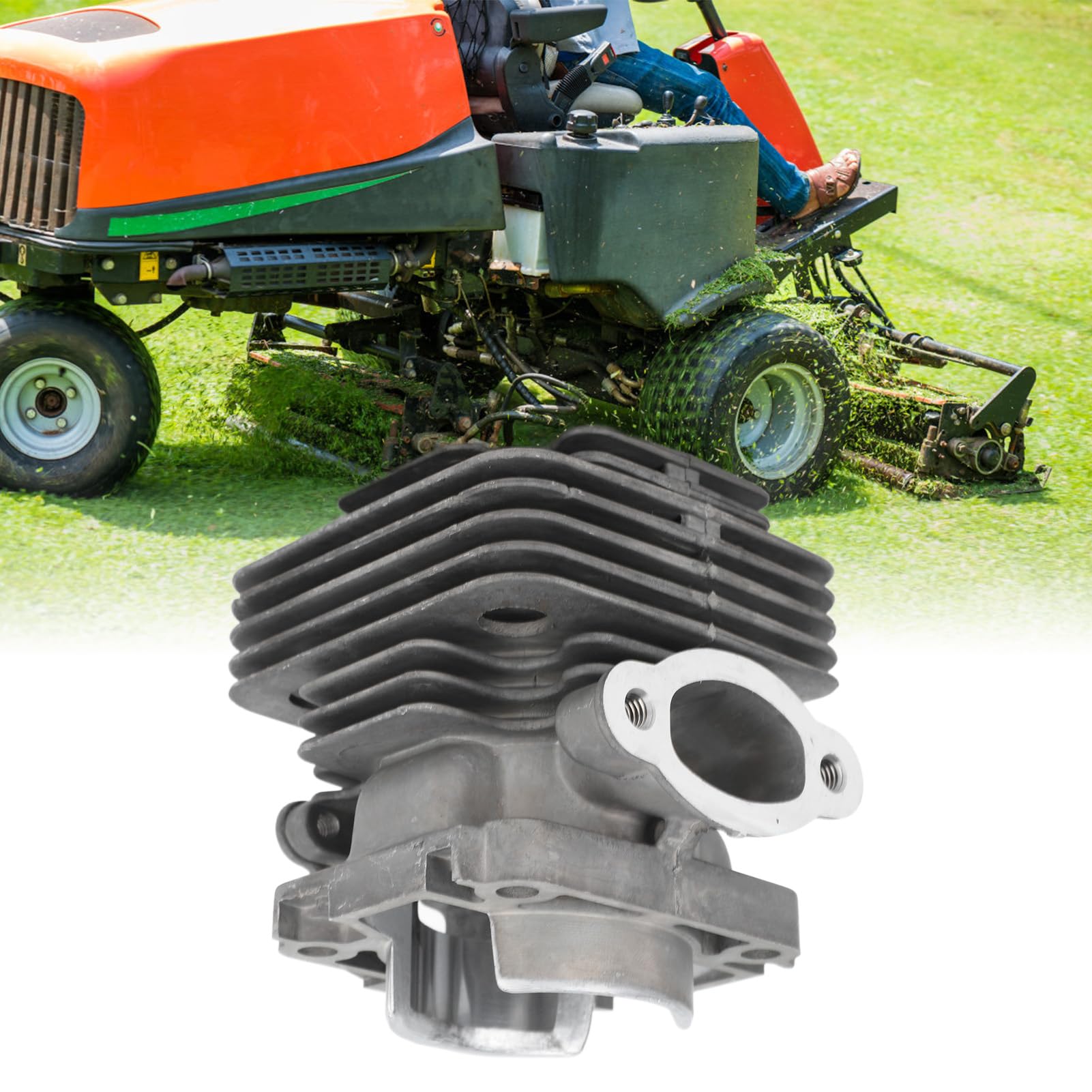 Kit de pistón de cilindro Piezas de cortacésped de aleación de aluminio de fácil instalación de 42 mm para Oleomac 746 Componente de repuesto duradero para reparación de motores