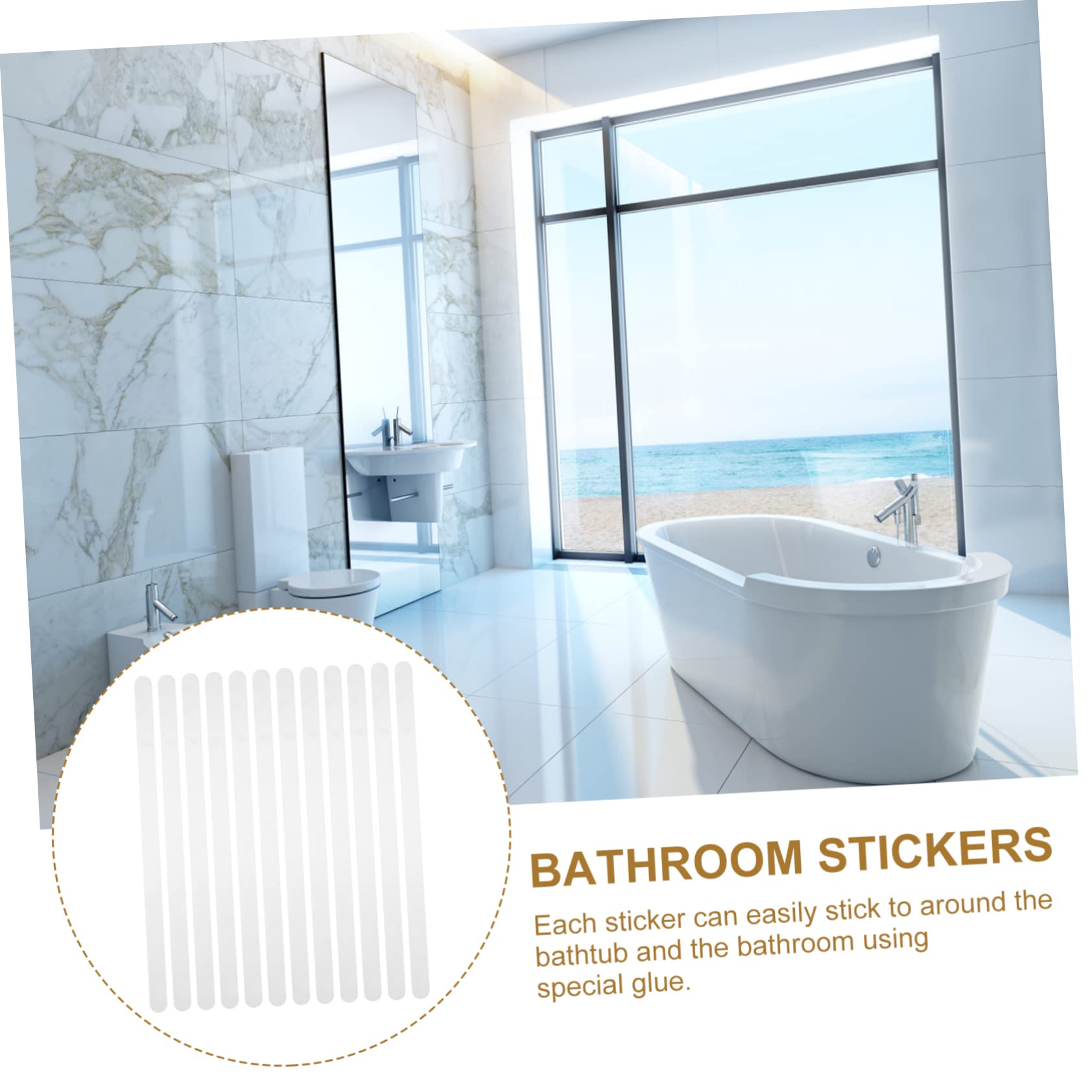 Happyyami 5 Series Pegatinas Antideslizantes Calcomanías De Ducha Baño Antipegatinas Pegatinas Bañera Antideslizantes Ducha Pegatinas Precioso Baño Pegatinas Mañana Transparent 12 Piezas X 5