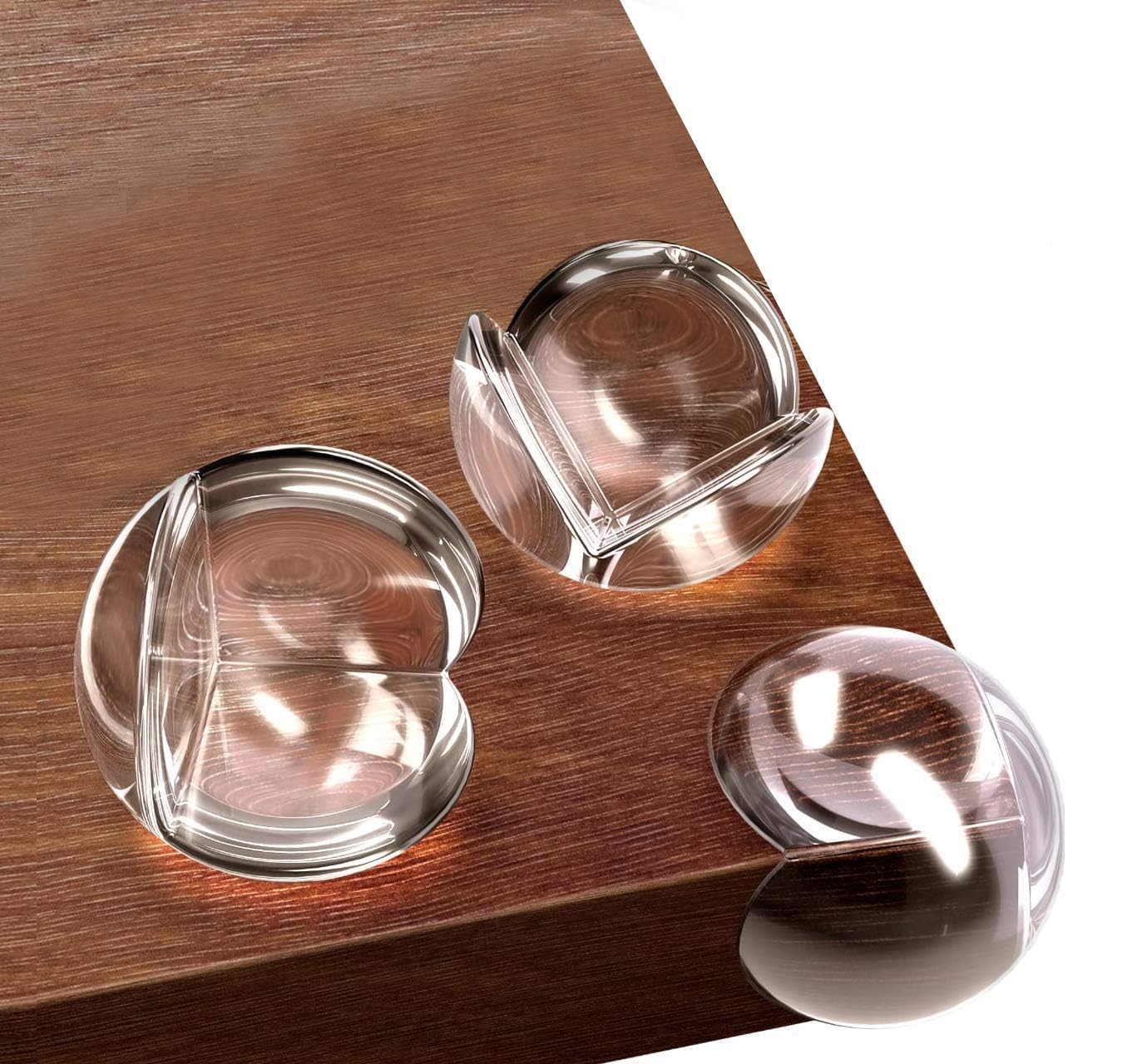 KESI ORNAMENTS 8 Pack Round Corner Protector Baby Proof Clear and Transparent Bumper for Baby Safety, Table Corner Protectors, Table Edge and Furniture Guards - Image 8 thumbnail