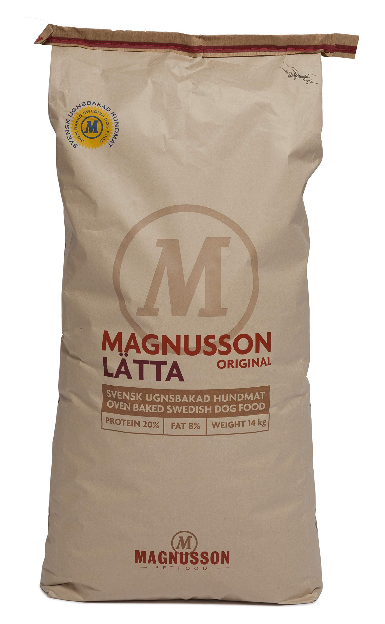 Magnusson Lätta (1 x 14 kg) | niskoenergetyczna sucha karma dla dorosłych psów wszystkich ras | pełnoporcjowa karma | do utrzymania optymalnej wagi | pieczona w piekarniku