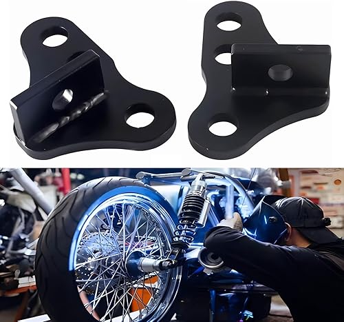 Miniatura 10 de Kit de bajada ajustable trasero de 1-2" o 1-3" se adapta a 02-16 Harley Touring BikesStreet GlideElectra GlideUltra GlideRoad King con alforjas