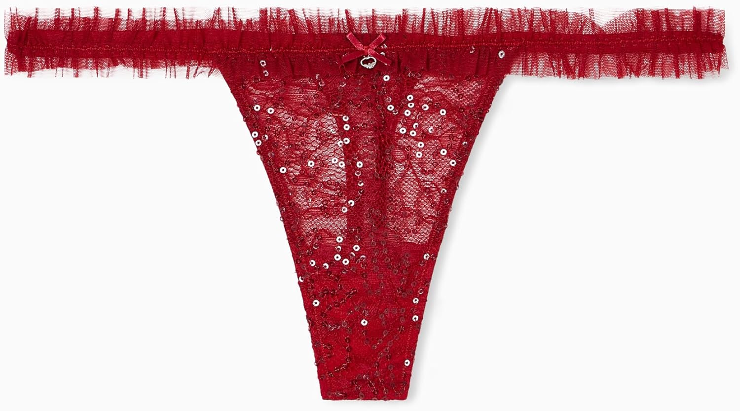 Emporio Armani Women's Sequins Lace Thong