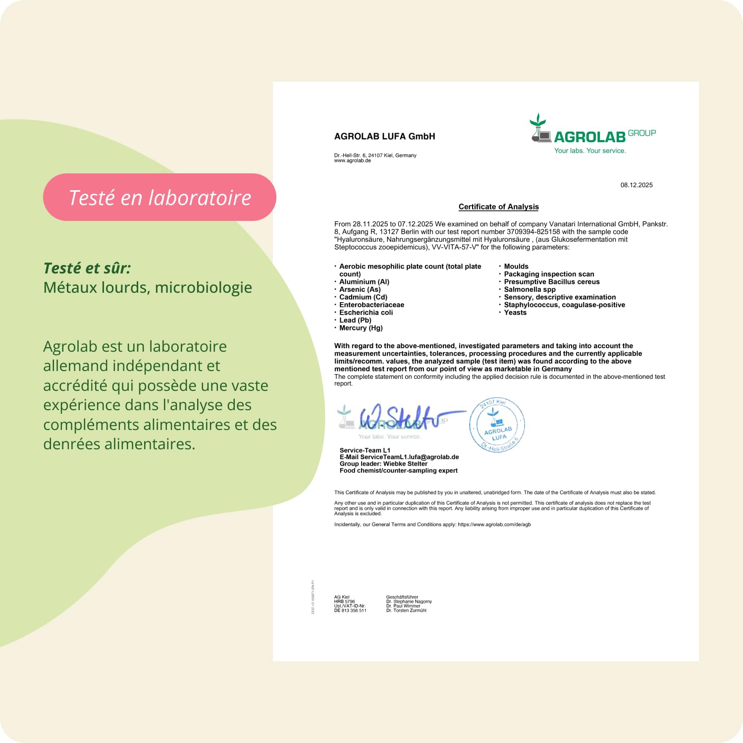 Acide Hyaluronique Pur Vegavero® 600 mg | 100% Naturel | 180 Gélules | VEGAN & Sans Additifs Artificiels | Anti-âge et Articulations