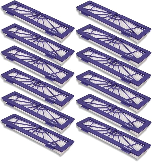 12PCS Filter Replacement Kit for all Neato Botvac Robotics 70e 75 80, D Series D75 D80 D85, Connected D3 D4 Vacuum Cleaner filters kit Accessories
