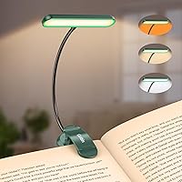 Vista 15 de Gritin Luz de Lectura Recargable para Leer en la Cama con 19 LED y Función de Memoria - Cuidado de los Ojos 3 Temperaturas de Color, 5 Niveles