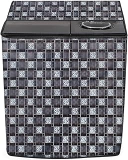 Stylista Washing Machine Cover Compatible for Whirlpool 10.5 kg semi Automatic ACE 10.5 XL Printed