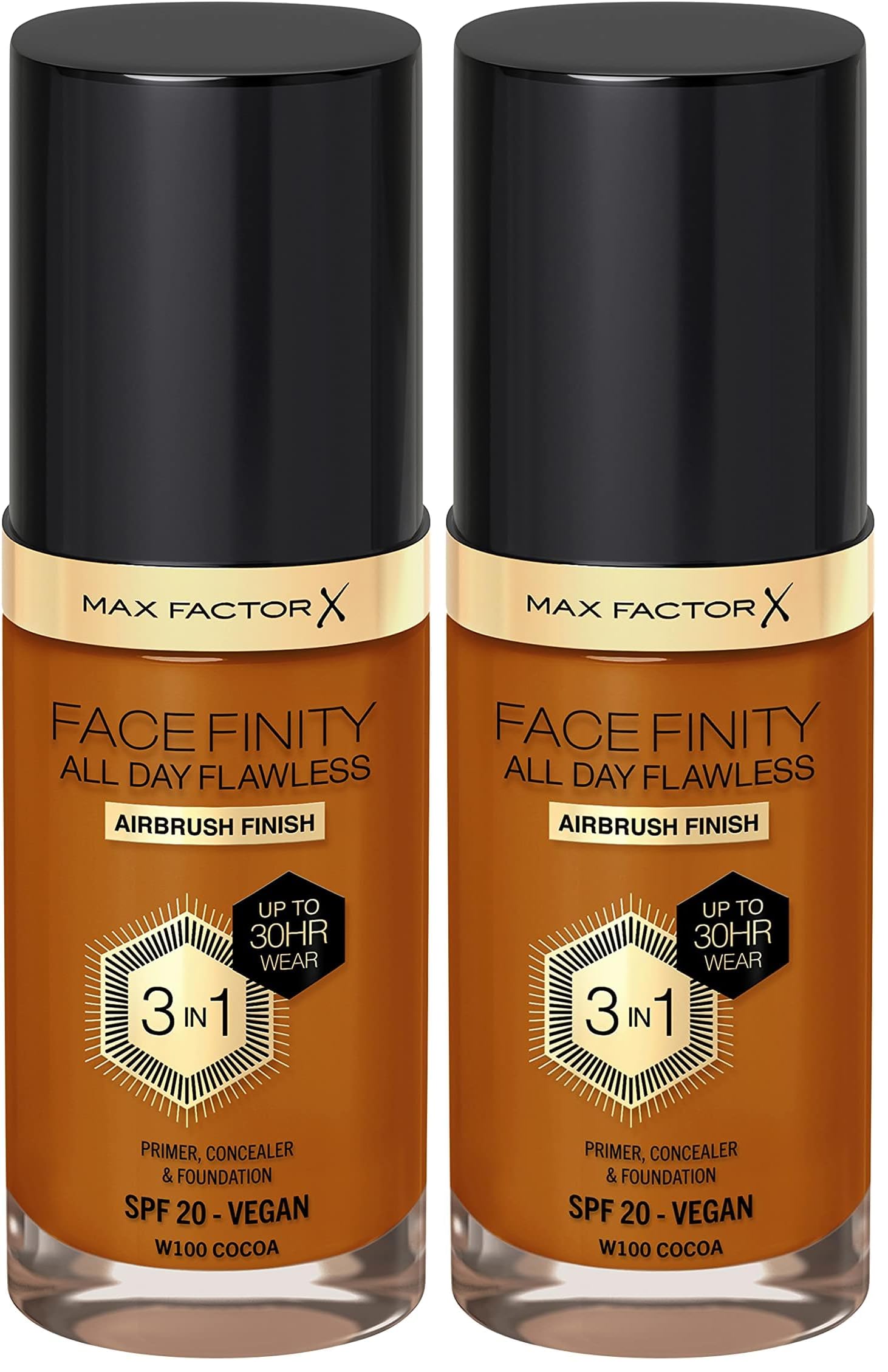 Max Factor - All day flawless 3 in 1 foundation, base de maquillaje, 50 natural — view 57